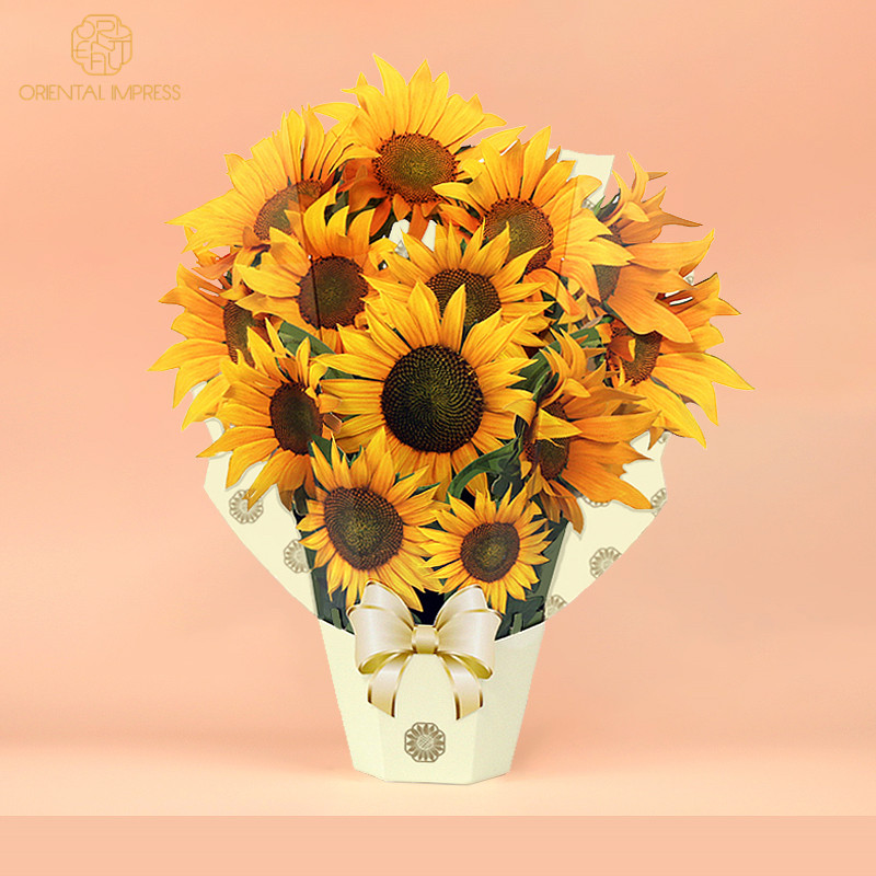 OIGC-800 Sunflower Pop Up Card